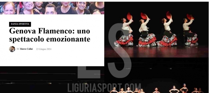INIZIO CORSI  LUNEDI' 2 SETTEMBRE 2024 -  ASD Genova Flamenco